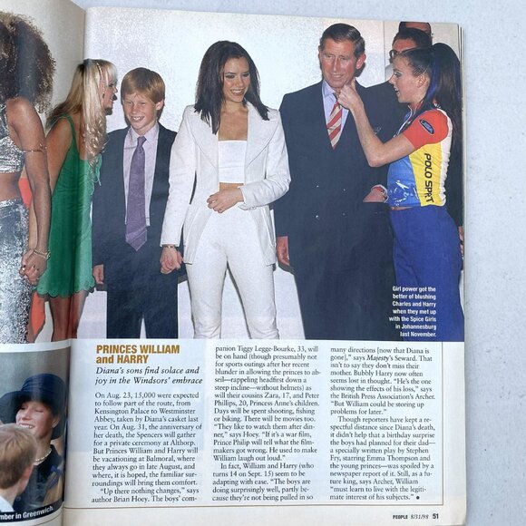 8/31/1998 PEOPLE WEEKLY Diana’s World One Year Later Magazine - Picture 8 of 8